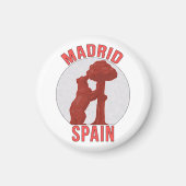 Madrid Spanje Magneet (Voorkant)