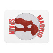 Madrid Spanje Magneet (Horizontaal)