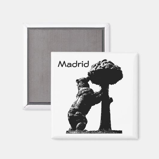 Madrid, Spanje Magnet (Voorkant / Achterkant)