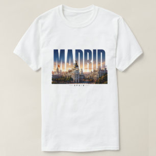 Madrid Spanje Mediterraan en Iberisch Reis 🌍 T-shirt