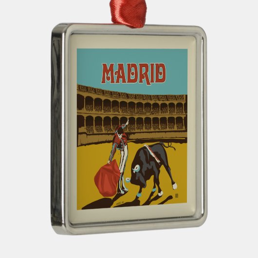 Madrid, Spanje Metalen Ornament (Rechts)