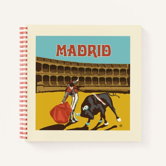 Madrid, Spanje Notitieboek (Voorkant)