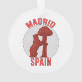 Madrid Spanje Ornament (achterkant)