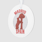 Madrid Spanje Ornament (voorkant)