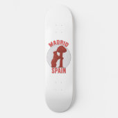 Madrid Spanje Persoonlijk Skateboard (Voorkant)