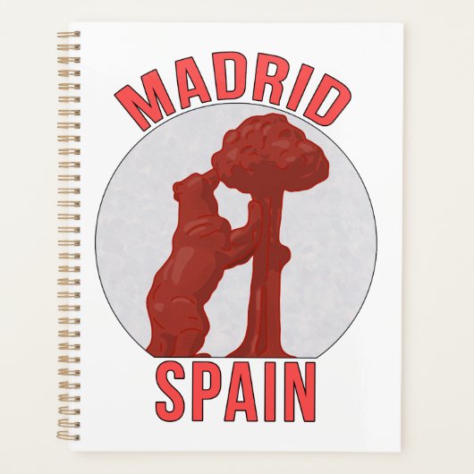 Madrid Spanje Planner (Voorkant)