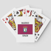 Madrid Spanje Pokerkaarten (Achterkant)