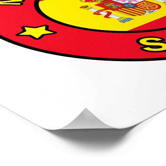 Madrid Spanje Poster (Hoek)