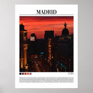 Madrid - Spanje Poster