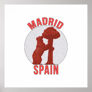 Madrid Spanje Poster