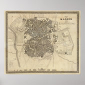 Madrid, Spanje Poster (Voorkant)