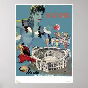  Madrid Spanje Poster