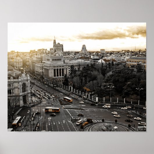 Madrid Spanje Poster (Voorkant)