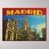 Madrid Spanje Poster (Voorkant)