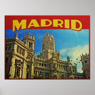 Madrid Spanje Poster