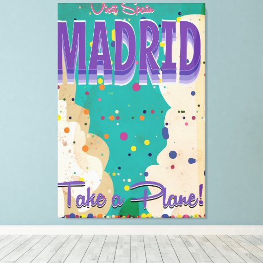 Madrid, Spanje  Poster Canvas Afdruk (Insitu (Houten vloer))