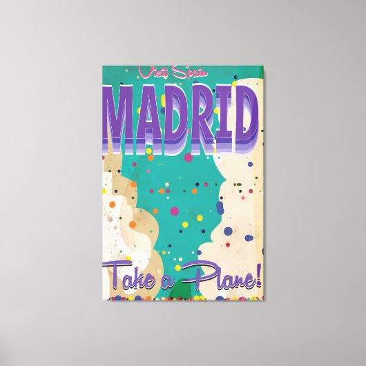 Madrid, Spanje  Poster Canvas Afdruk (Voorkant)