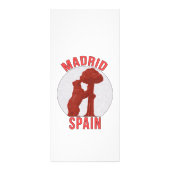 Madrid Spanje Reclamekaart (Voorkant)