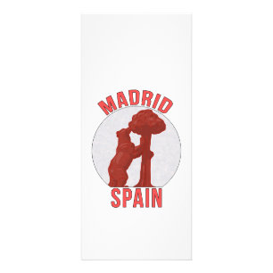 Madrid Spanje Reclamekaart