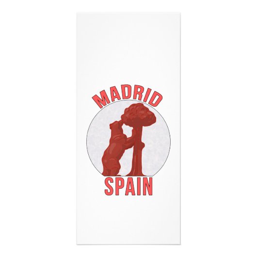 Madrid Spanje Reclamekaart (Achterkant)