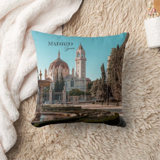Madrid Spanje Reislandschap souvenir Kussen (Deken)