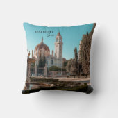 Madrid Spanje Reislandschap souvenir Kussen (Achterkant)