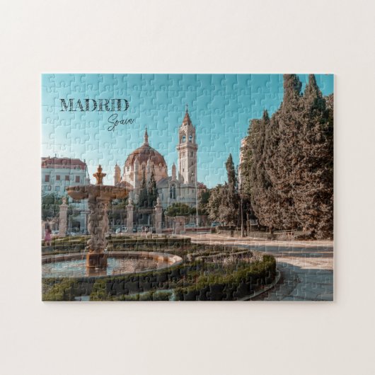 Madrid Spanje Reislandschap souvenir Legpuzzel (Horizontaal)