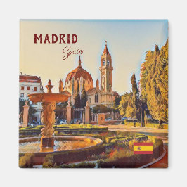 Madrid Spanje Reislandschap souvenir Magneet