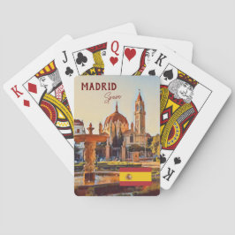Madrid Spanje Reislandschap souvenir Pokerkaarten
