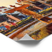 Madrid Spanje Reislandschap souvenir Poster (Hoek)