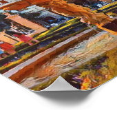 Madrid Spanje Reislandschap souvenir Poster (Hoek)