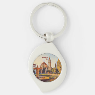 Madrid Spanje Reislandschap souvenir Sleutelhanger