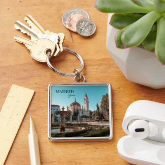 Madrid Spanje Reislandschap souvenir Sleutelhanger