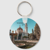 Madrid Spanje Reislandschap souvenir Sleutelhanger (Voorkant)