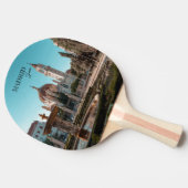 Madrid Spanje Reislandschap souvenir Tafeltennisbatje (Zijkant)
