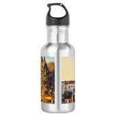 Madrid Spanje Reislandschap souvenir Waterfles (Achterkant)