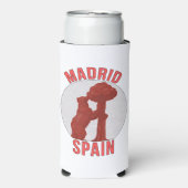 Madrid Spanje Seltzer Blikjeskoeler (Seltzer Voorkant)