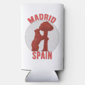 Madrid Spanje Seltzer Blikjeskoeler (Achterkant)