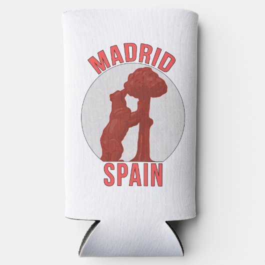 Madrid Spanje Seltzer Blikjeskoeler (Voorkant)