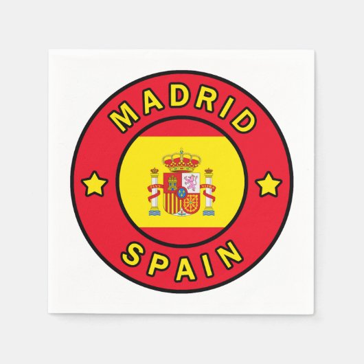 Madrid Spanje Servet (Voorkant)