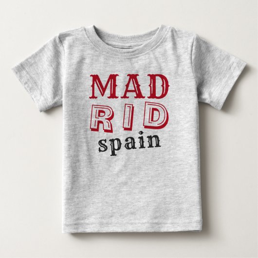 MADRID Spanje shirten en jassen (Voorkant)