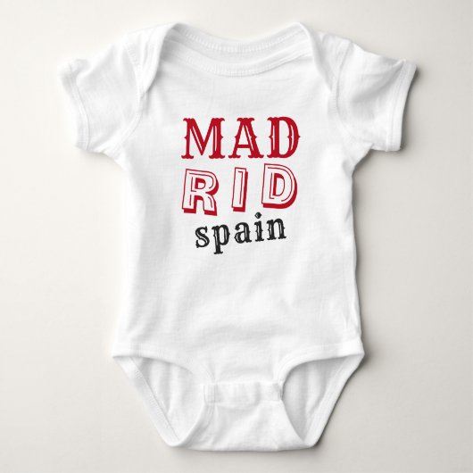 MADRID Spanje shirten en jassen Romper (Voorkant)