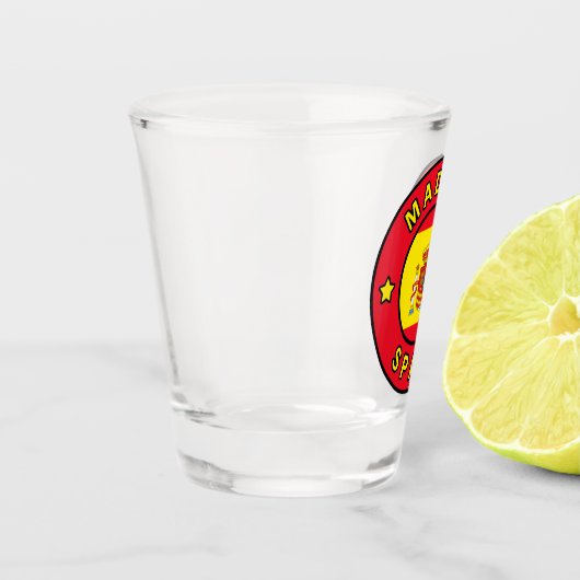 Madrid Spanje Shot Glas (Links)