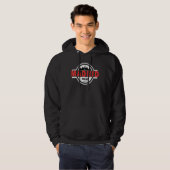 Madrid Spanje Skyline City Trip Hoodie (Voorkant volledig)