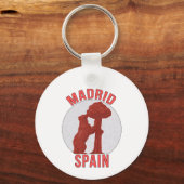 Madrid Spanje Sleutelhanger (Voorkant)