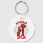 Madrid Spanje Sleutelhanger (Achterkant)