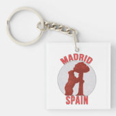 Madrid Spanje Sleutelhanger (voorkant)