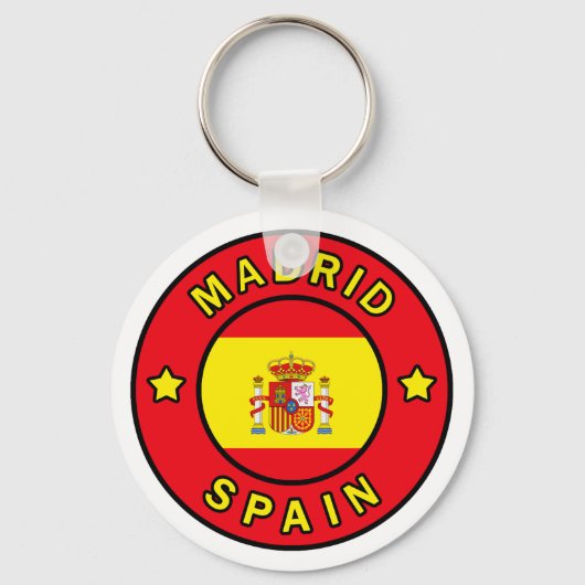 Madrid Spanje Sleutelhanger (Voorkant)