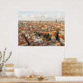 Madrid Spanje Stadsgezicht Reis Foto Poster (Keuken)
