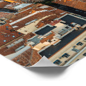 Madrid Spanje Stadsgezicht Reis Foto Poster (Hoek)